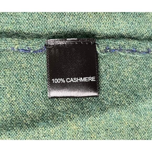 1-38 QI CASHMERE Men's Sweater 1/4 Zip Henley 100% Cashmere Small - Picture 8 of 14